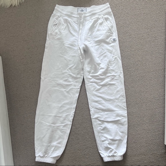 Reigning champ lightweight white terry sweatpants - Picture 9 of 10